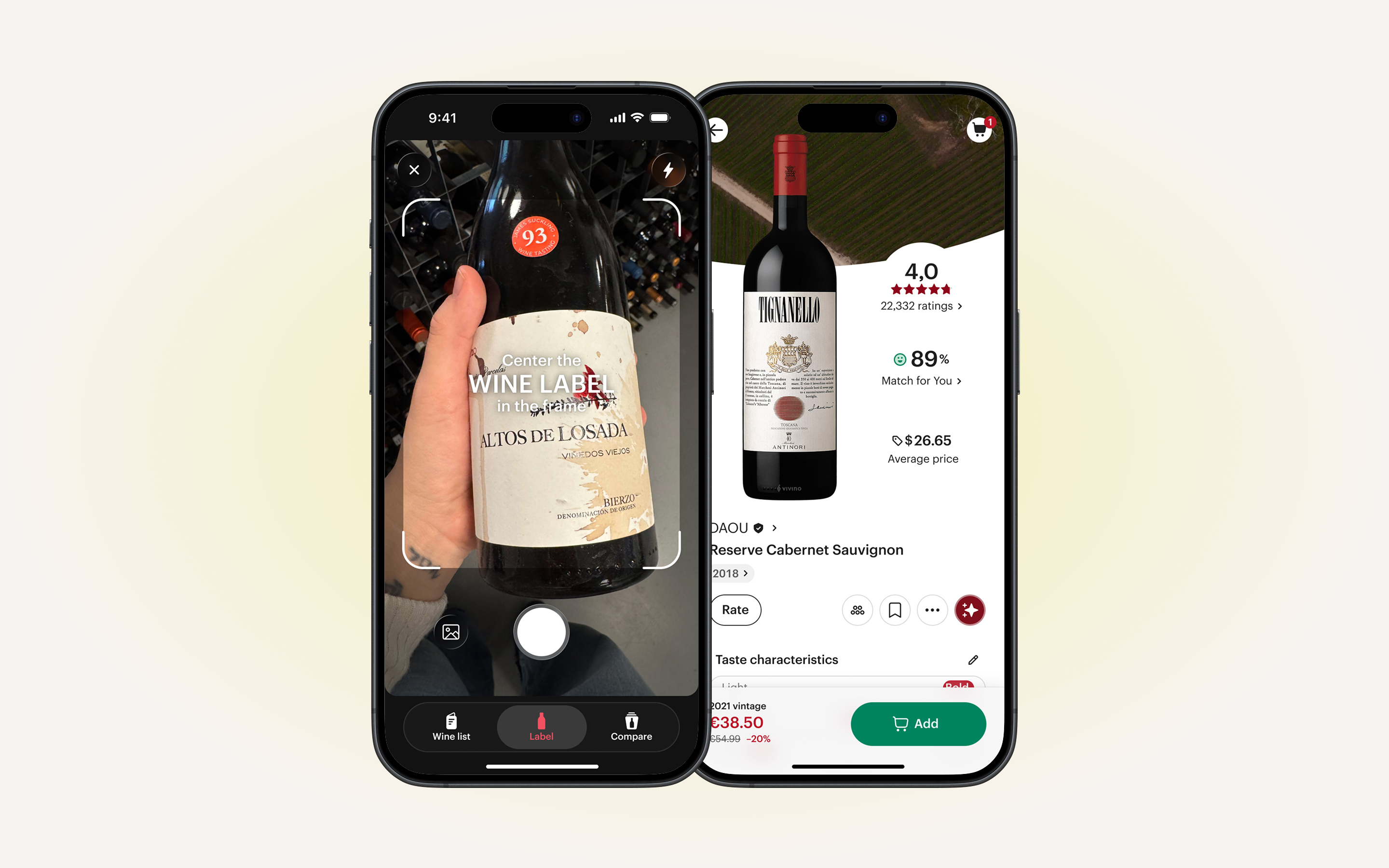 How the Vivino Label Scanner works