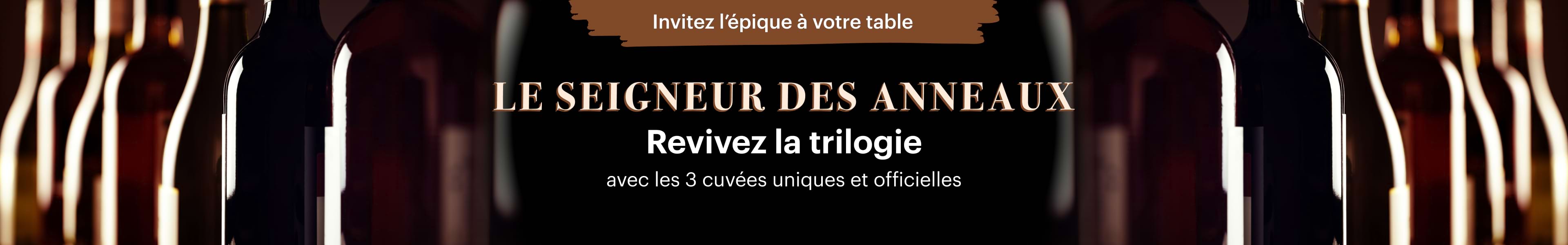 🧝‍♂️Revivez la trilogie du Seigneur des Anneaux avec les 3 vins officiels